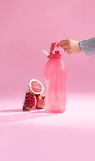 Afbeeldingen van Ecofles 2 L Tupperware - Special edition Think Pink 2024