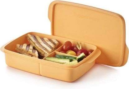 Afbeeldingen van Tupperware drievaksdoos (groot) nieuwe kleur