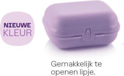 Afbeeldingen van Tupperware snackdoosje large lila