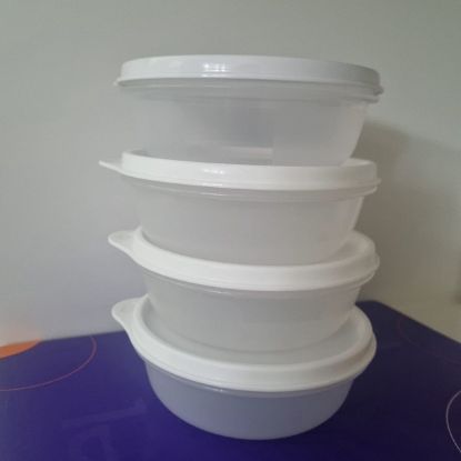 Afbeeldingen van Tupperware Ruimtekommen Set, 4x 300 ml, Wit