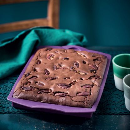 Afbeeldingen van Tupperware multiflex rechthoekig (brownie) — Silicone bakvorm