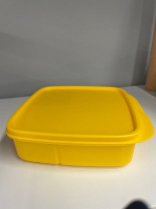 Afbeeldingen van Tupperware drievaksdoosje snackdoos nieuwe kleur
