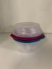 Afbeeldingen van Tupperware Duo kommenset ( voor yoghurt en cereals) in het blauw