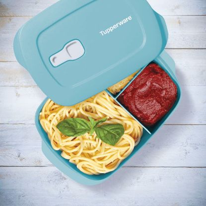 Afbeeldingen van Tupperware CrystalWave Vakjesdoos Lichtblauw