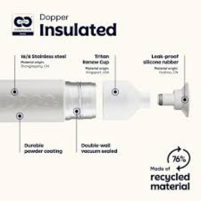 Afbeeldingen van Dopper Geïsoleerde Thermosfles 350ml Gentle Grey