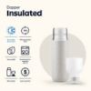 Afbeeldingen van Dopper Geïsoleerde Thermosfles 350ml Gentle Grey