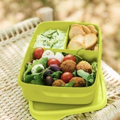 Afbeeldingen van Tupperware Vakjeslunchbox Lime