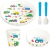 Afbeeldingen van Kinderservies Kleine Tractors  (5)