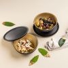 Afbeeldingen van Tupperware 2 x  Allegra Kommen 275 ml Zwart/Goud