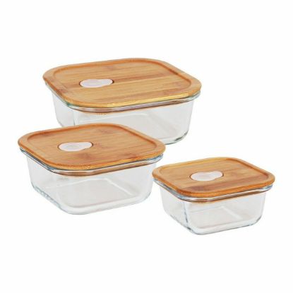 Afbeeldingen van Lunchboxen Quttin Vierkant Bamboe (3)