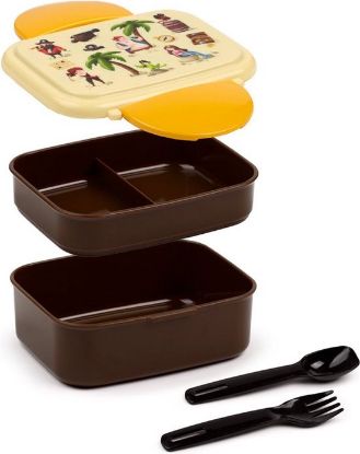 Afbeeldingen van Lunchbox - Jolly Rogers Piraten met bestek