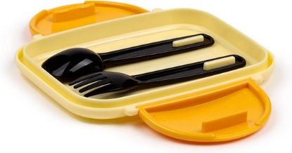 Afbeeldingen van Lunchbox - Jolly Rogers Piraten met bestek