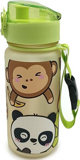 Afbeeldingen van Drinkfles drinkbeker panda aap  350ml