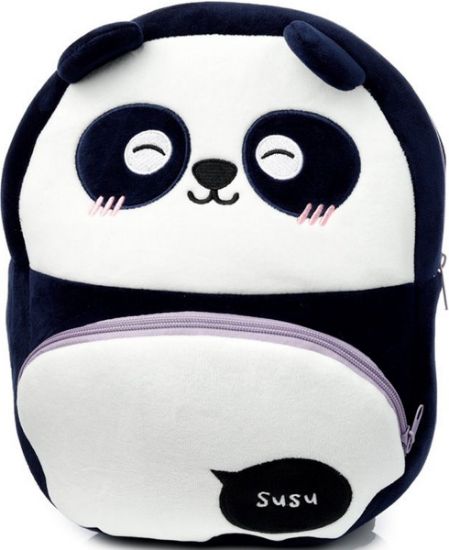 Afbeeldingen van Rugzak Pluche- 30x24x14cm- backpack- Kleuter- School- Kindertuin- Uitstap