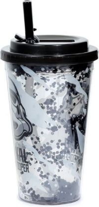 Afbeeldingen van The Original Stormtroope Breukbestendige Duurzame Dubbelwandige Beker met rietje- 500ml