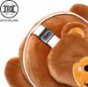 Afbeeldingen van Aap knuffel/reiskussen/slaapmasker - 2-in-1 set
